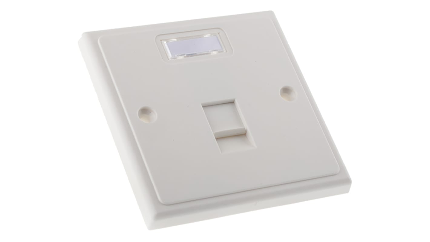 1 PBX master telephone socket faceplate