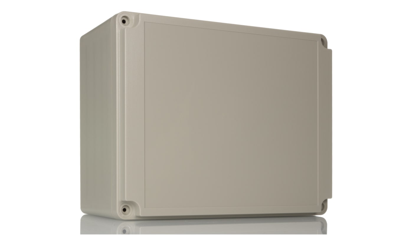 Hammond RS Series Grey ABS Enclosure, Grey Lid, 254 x 130 x 201mm