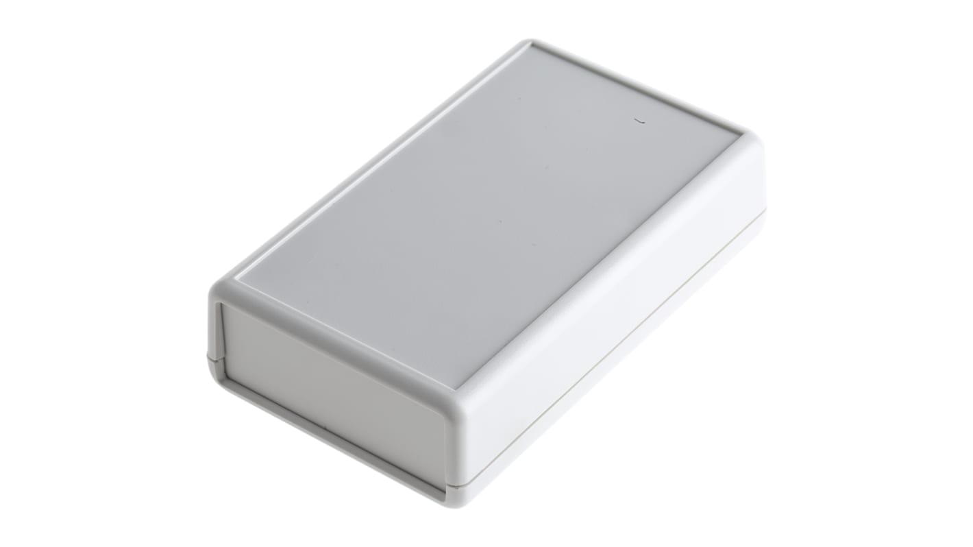 Hammond 1593 Series Grey ABS Handheld Enclosure, Integral Battery Compartment, IP54, 112 x 66 x 28mm