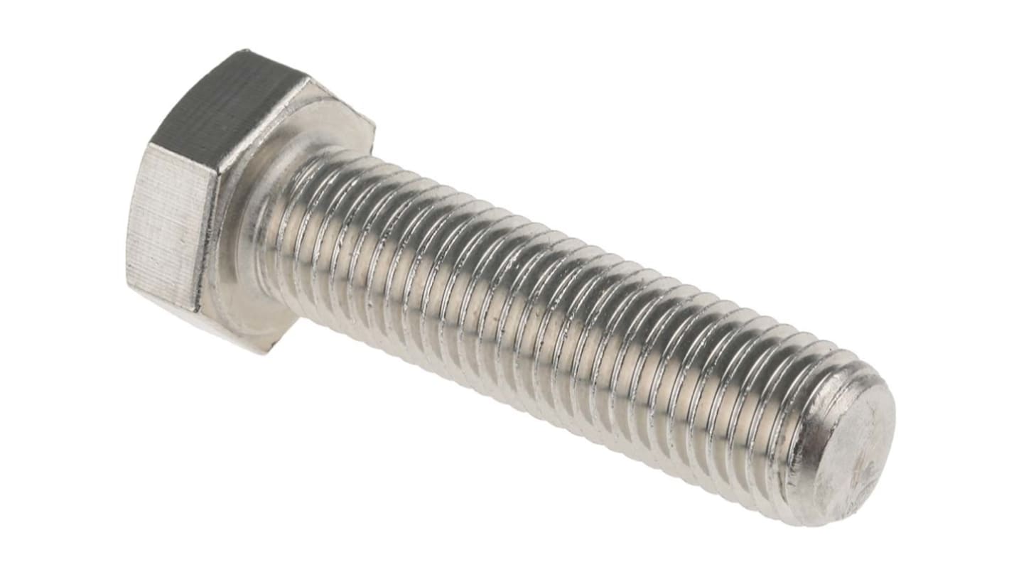 RS PRO Stainless Steel Hex, Hex Bolt, M16 x 60mm RS