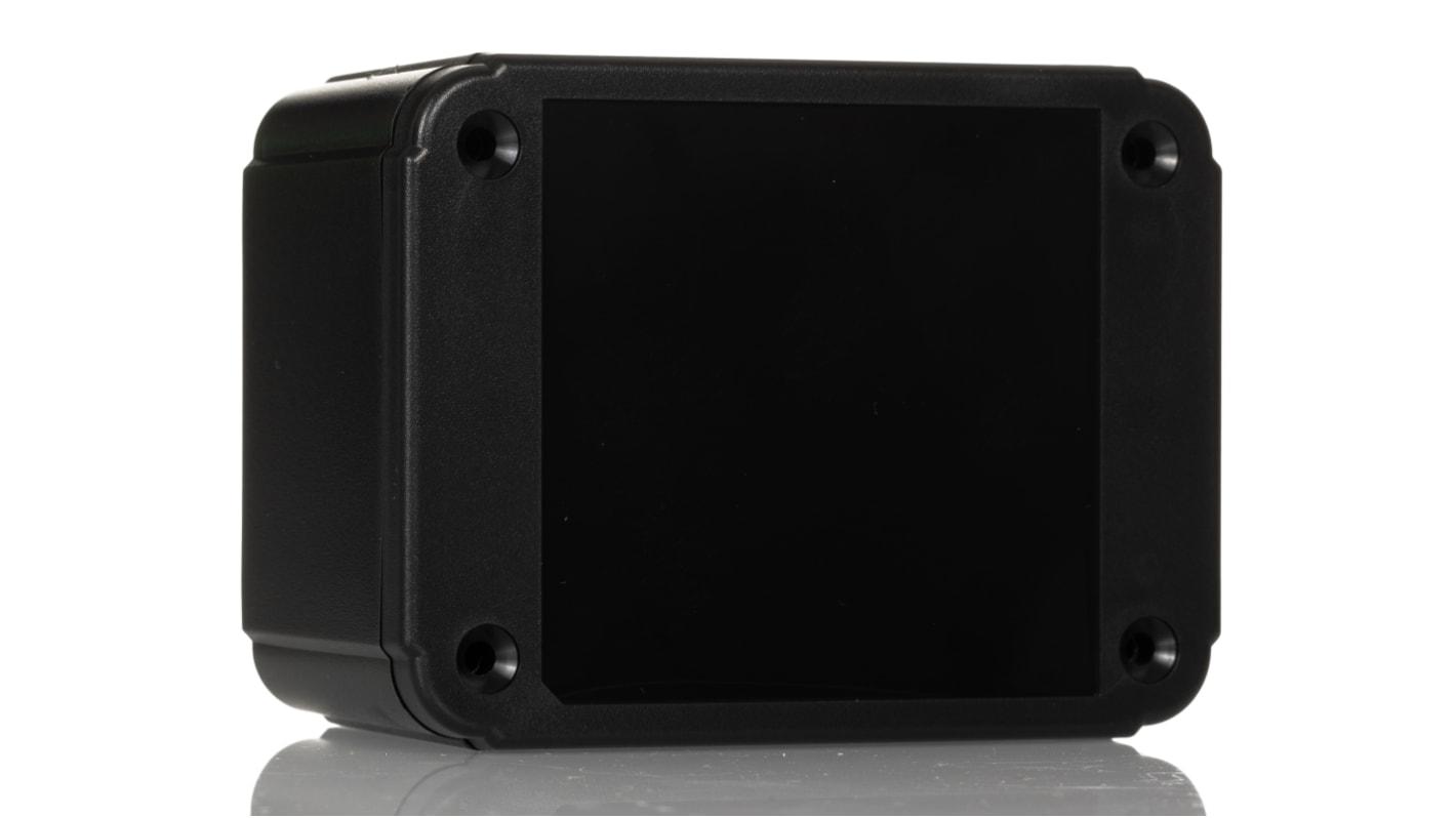 Hammond RL Series Black ABS General Purpose Enclosure, IP54, Flanged, Black Lid, 40 x 60 x 80mm