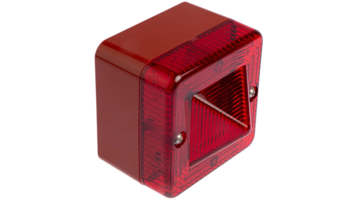 e2s L101X, Xenon Blitz Signalleuchte Rot, 24 V ac/dc x 83mm