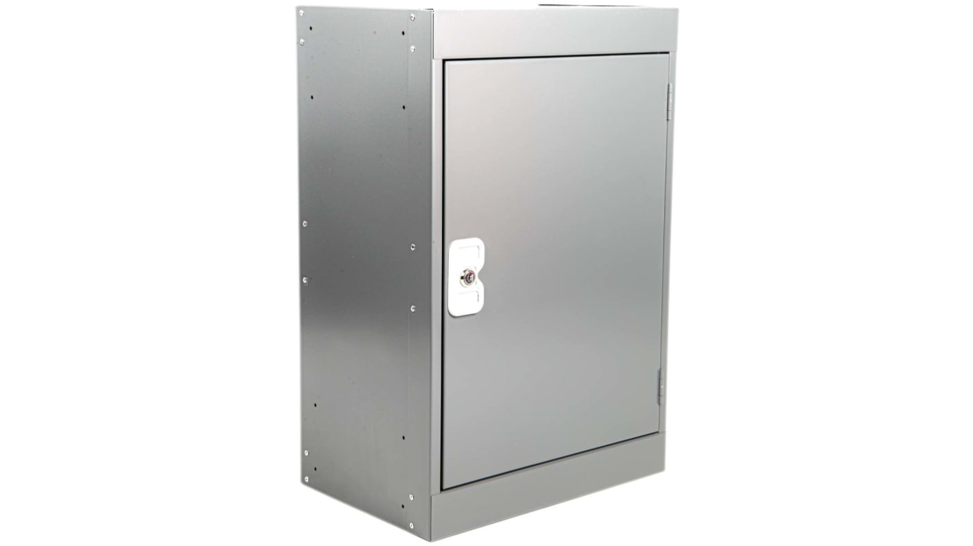 RS PRO 1 Door Steel Grey Tool Locker, 684 mm x 450 mm x 300mm