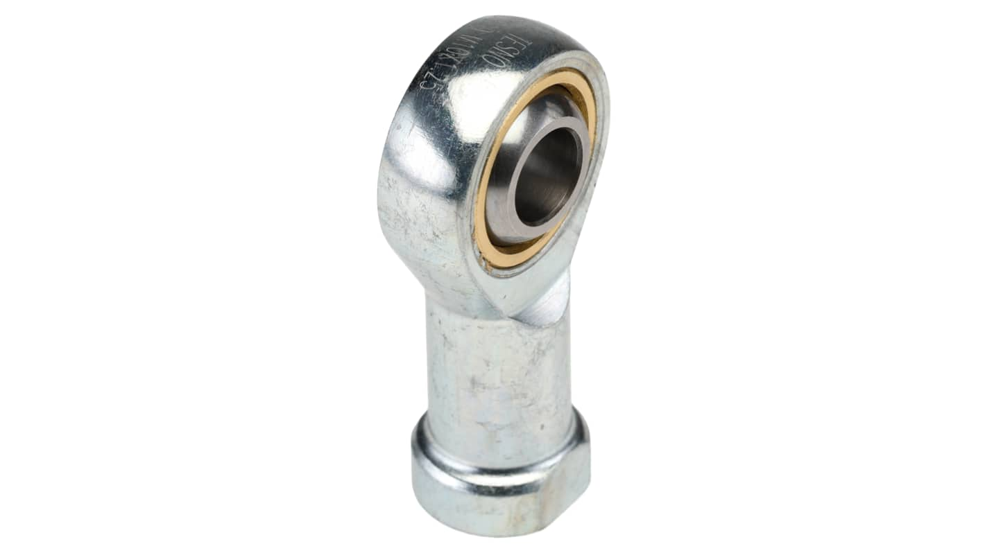 SMC M10 x 1.25 Female Steel Rod End, 10mm Bore, Metric Thread Standard, Female Connection Gender