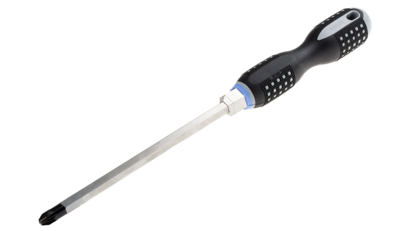 Bahco Pozidriv  Screwdriver, PZ4 Tip, 200 mm Blade, 361 mm Overall