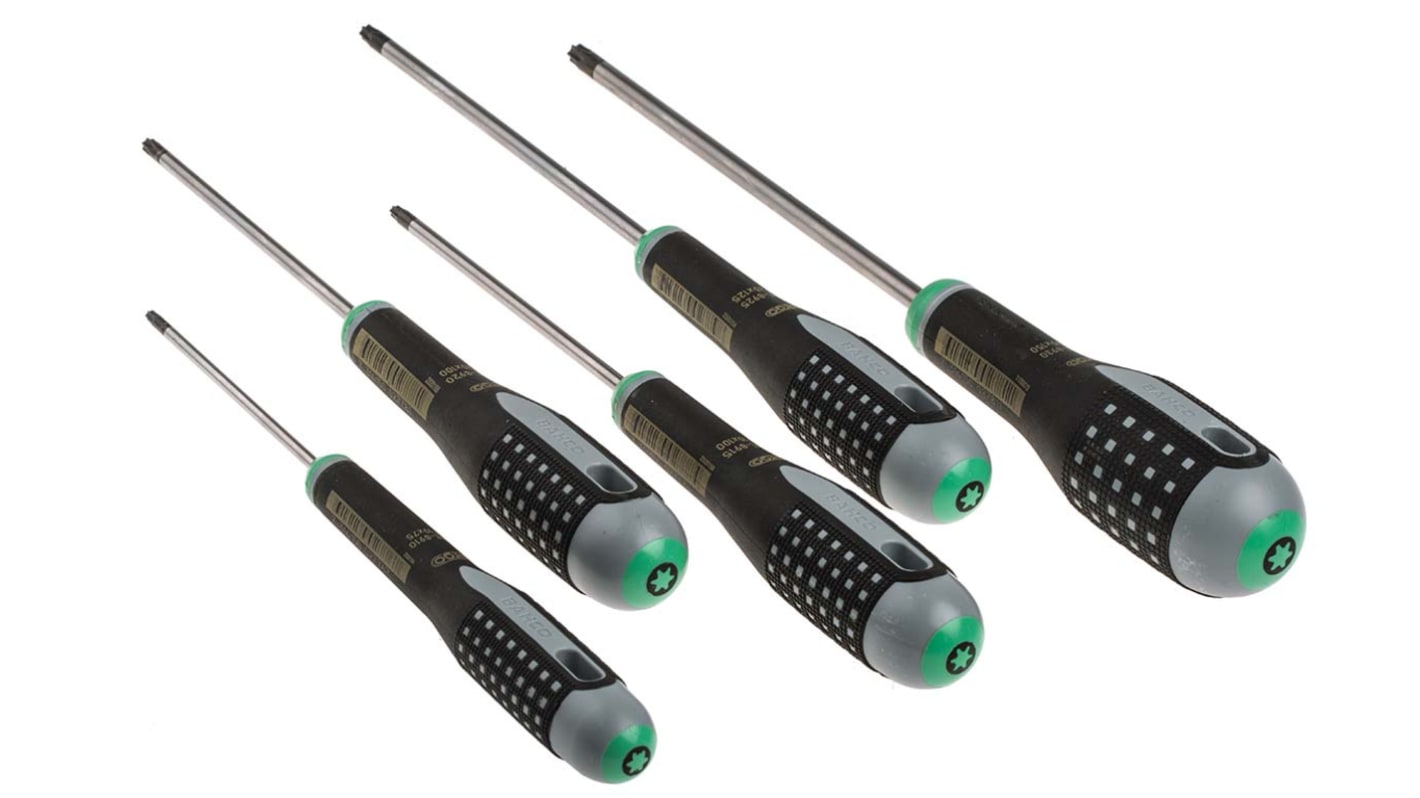 Bahco Engineers Torx Screwdriver Set 5 Piece