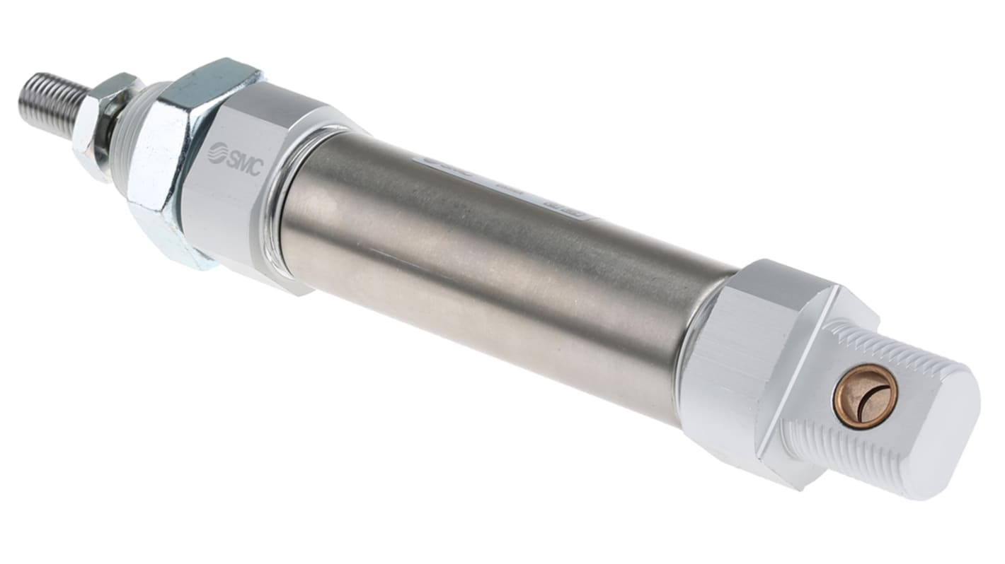 CD85N2550B SMC Pneumatic Piston Rod Cylinder 25mm Bore, 50mm Stroke, C85 Series, Double