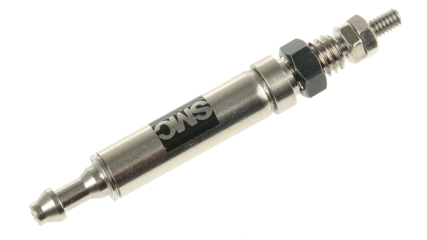 Cilindro pneumatico a stelo SMC CJ1, Singolo effetto, foro da 4mm, corsa 5mm, 0,7 MPa max