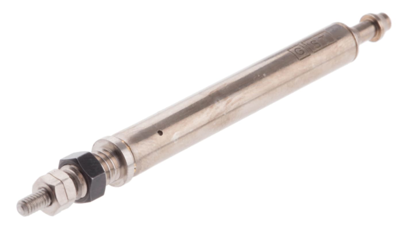 SMC Pneumatic Piston Rod Cylinder - 4mm Bore, 15mm Stroke, CJ1 Series, Single Acting