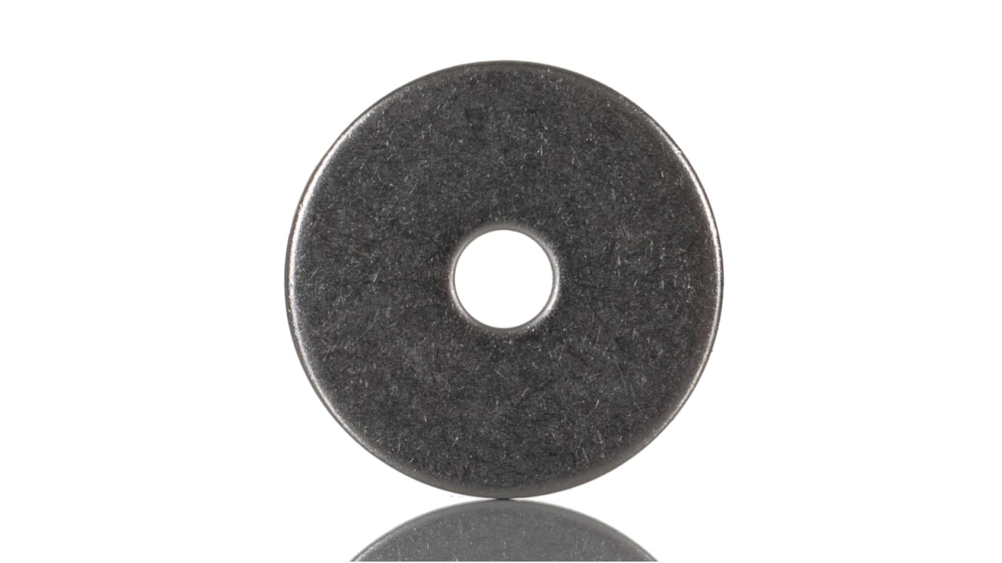 A2 304 Stainless Steel Plain Washers, M6, RoHS Compliant