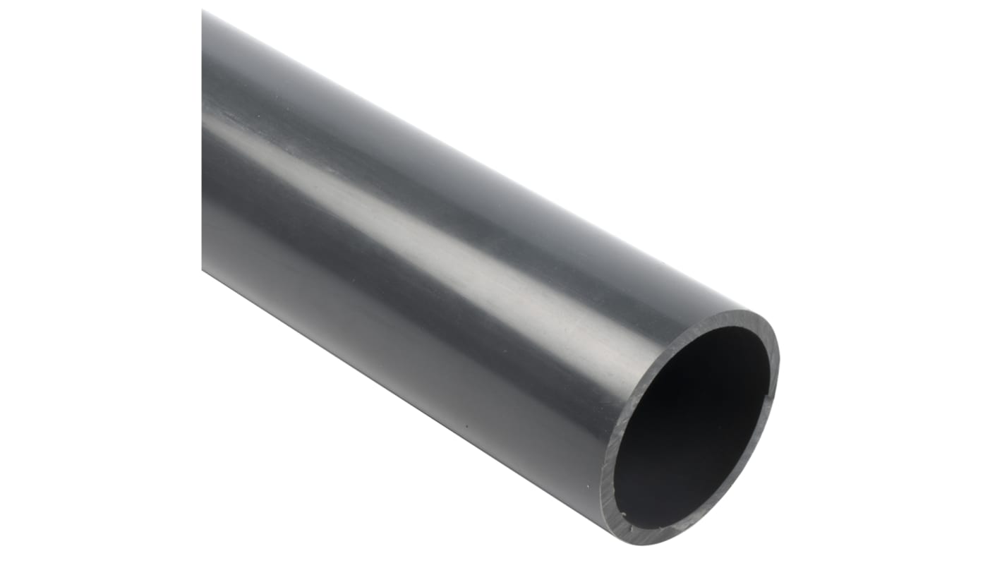 20014B143 Fischer PVC Pipe, 2m long x 89.4mm OD, 6.6mm Wall