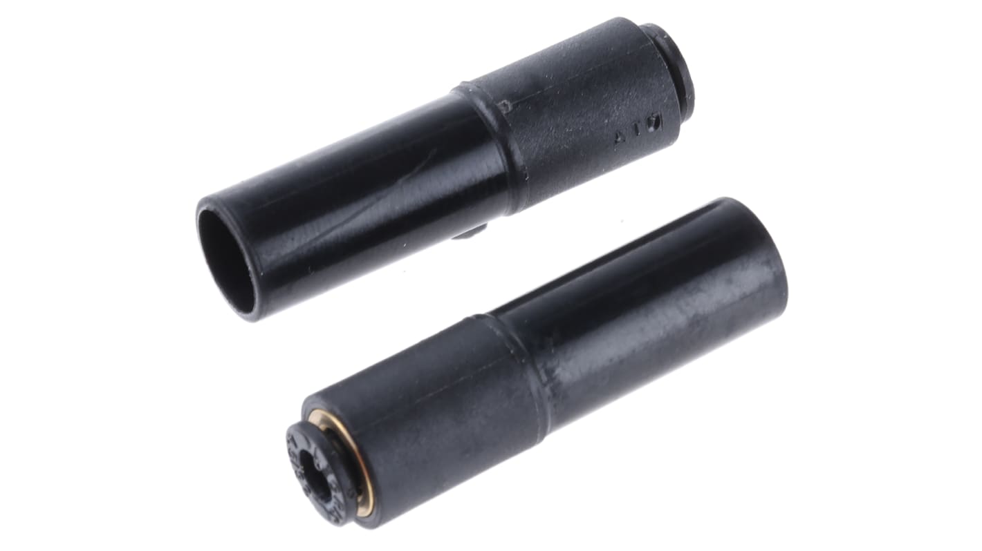 Legris LF3000 Series Straight Tube-to-Tube Adaptor, Push In 4 mm to Push In 10 mm, Tube-to-Tube Connection Style