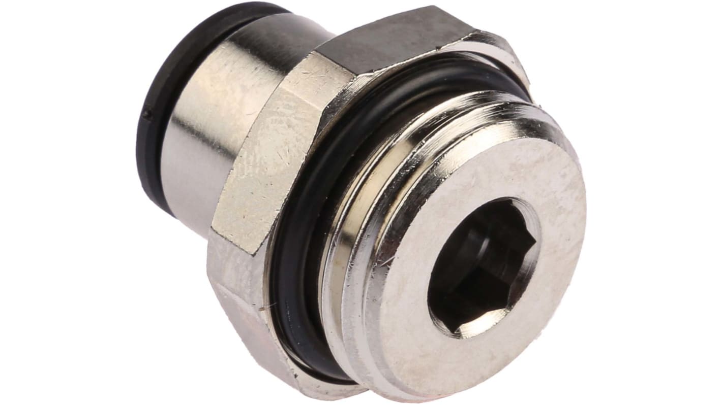 Adaptateur droit fileté Legris LF3000 vers Enfichable 10 mm G 1/2 Mâle