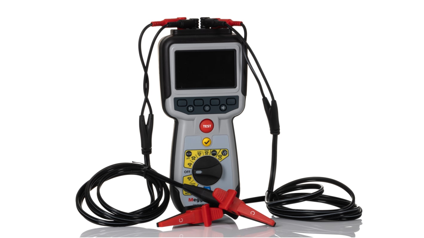 Megger Handheld Ohmmeter, 3.2 Ω Max, 100mΩ Resolution, Low Resistance