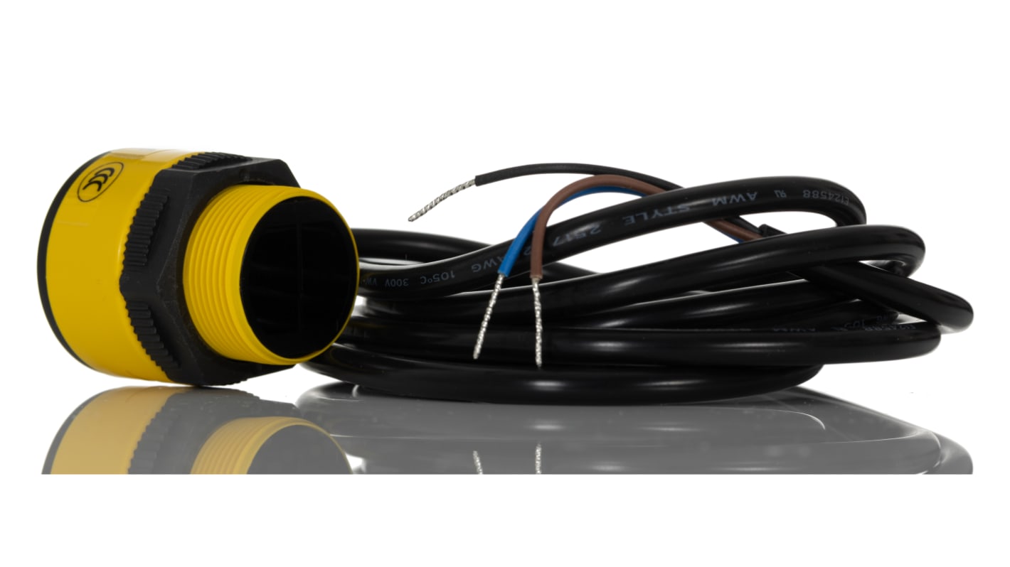 Banner Diffuse Photoelectric Sensor, Barrel Sensor, 400 mm Detection Range