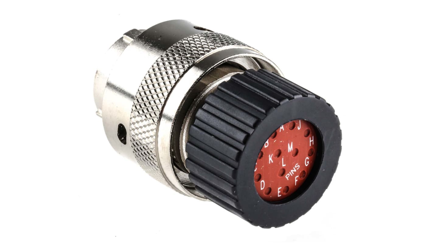 ITT Cannon Circular Connector, 12 Contacts, Cable Mount, Plug, Male, IP67, Trident Neptune Metal Series