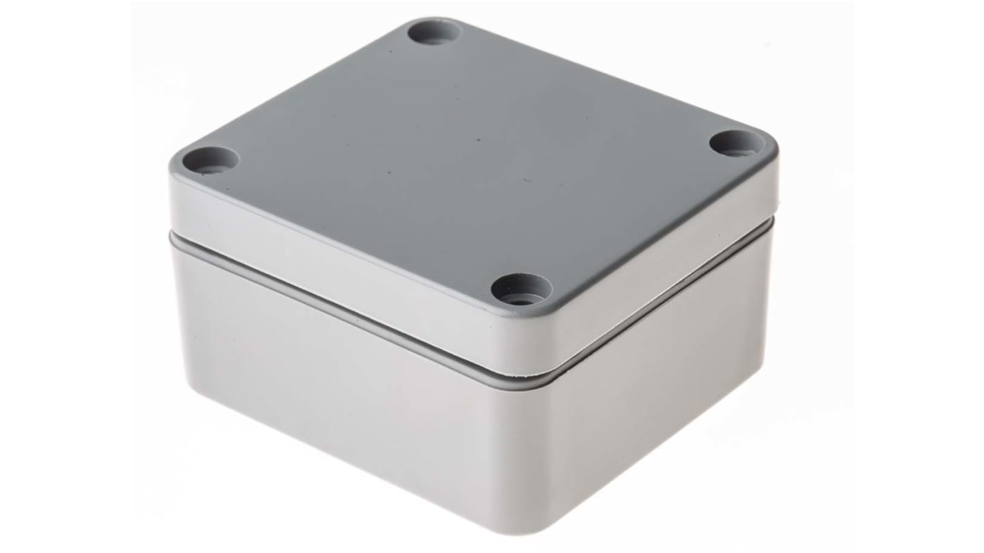 Caja Bopla de Poliamida Plateado, 58 x 64 x 34mm, IP65