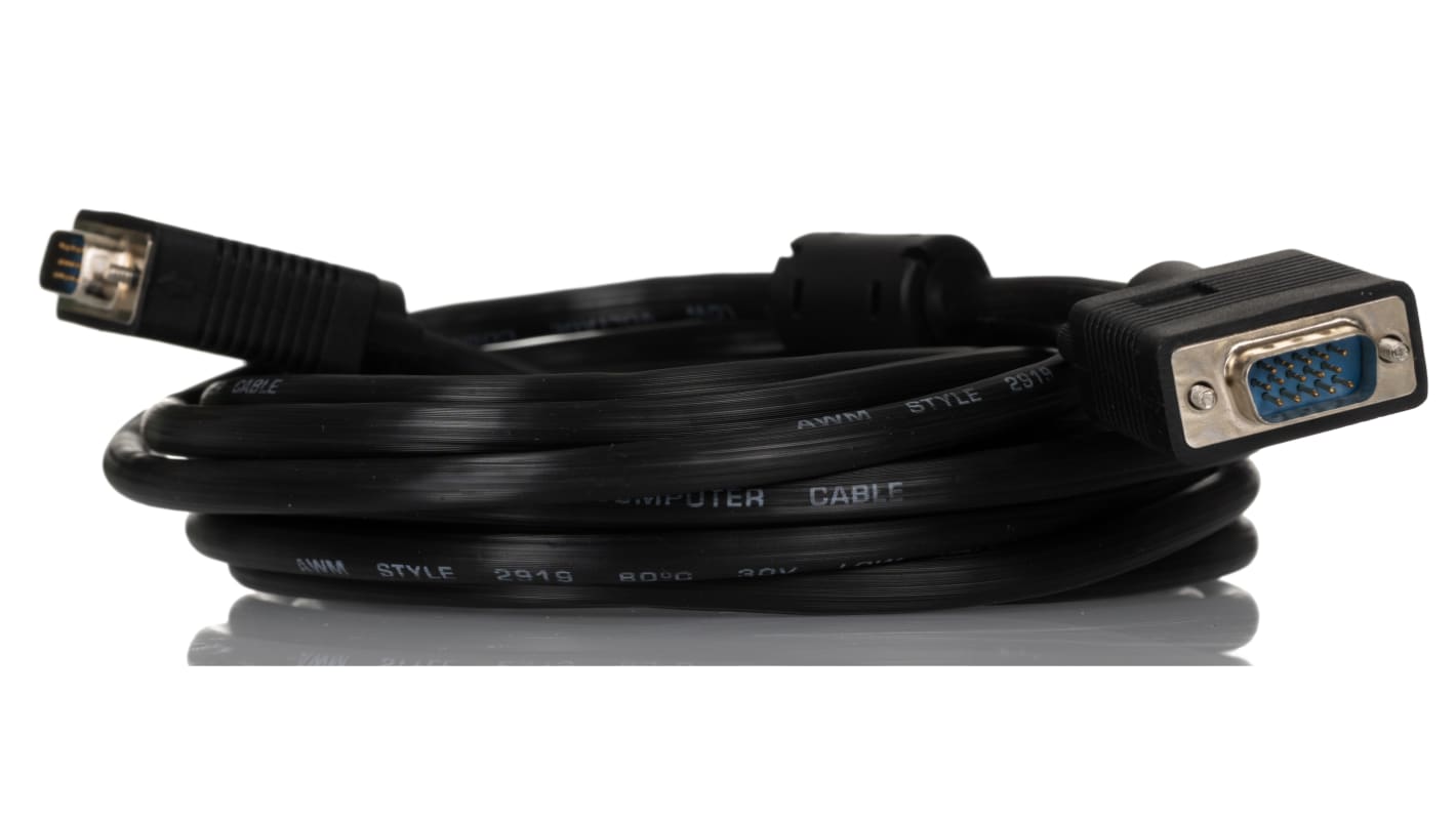 RS PRO Male VGA to Male VGA Cable, 5m | RS