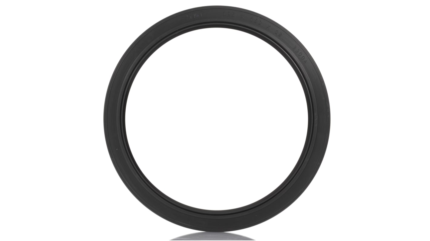 SKF Nitrile Rubber Seal, 125mm ID, 150mm OD, 12mm