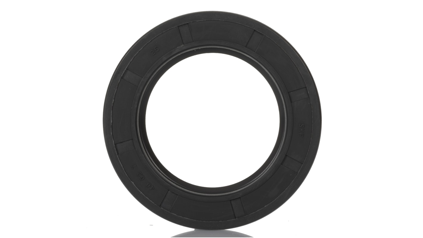 SKF Nitrile Rubber Seal, 40mm ID, 62mm OD, 7mm