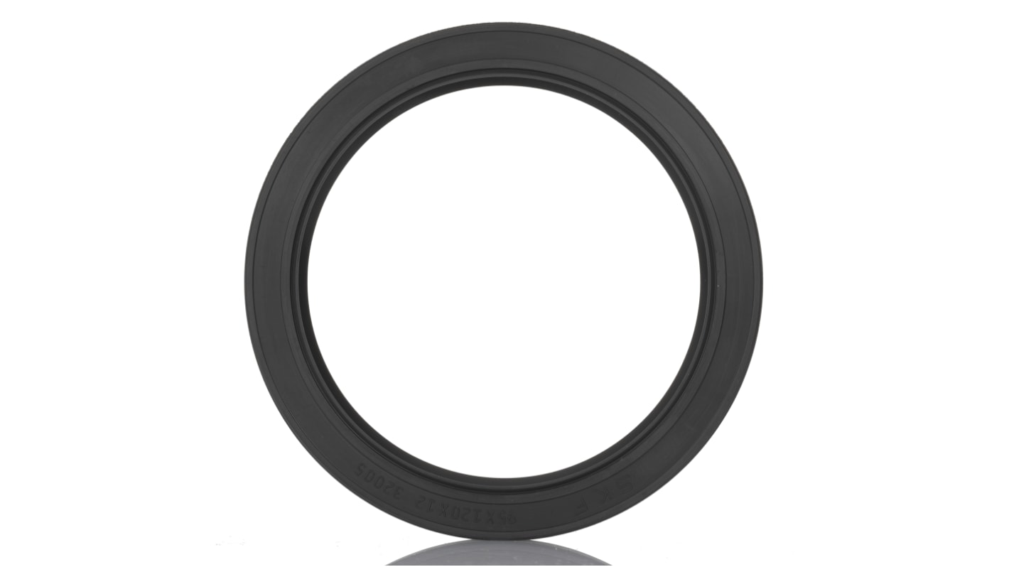 SKF Nitrile Rubber Seal, 95mm ID, 120mm OD, 12mm