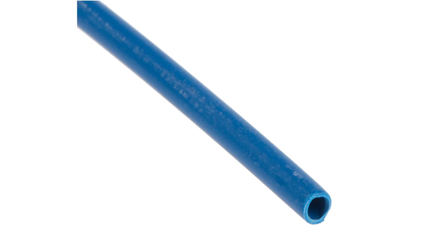 RS PRO Wärmeschrumpfschlauch, Polyolefin Blau, Ø 1.6mm Schrumpfrate 2:1, Länge 1.2m