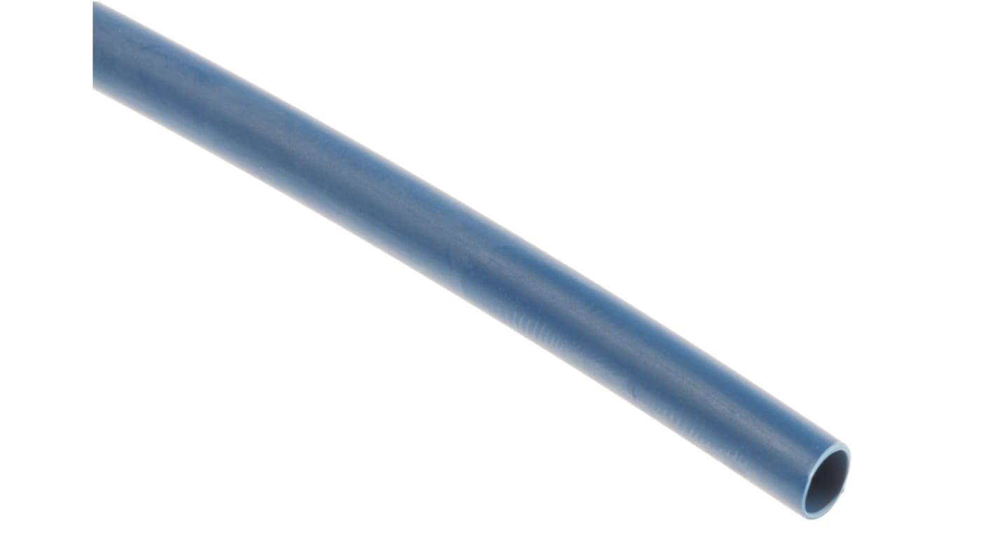 RS PRO Halogen Free Heat Shrink Tubing, Blue 3.2mm Sleeve Dia. x 1.2m Length 2:1 Ratio