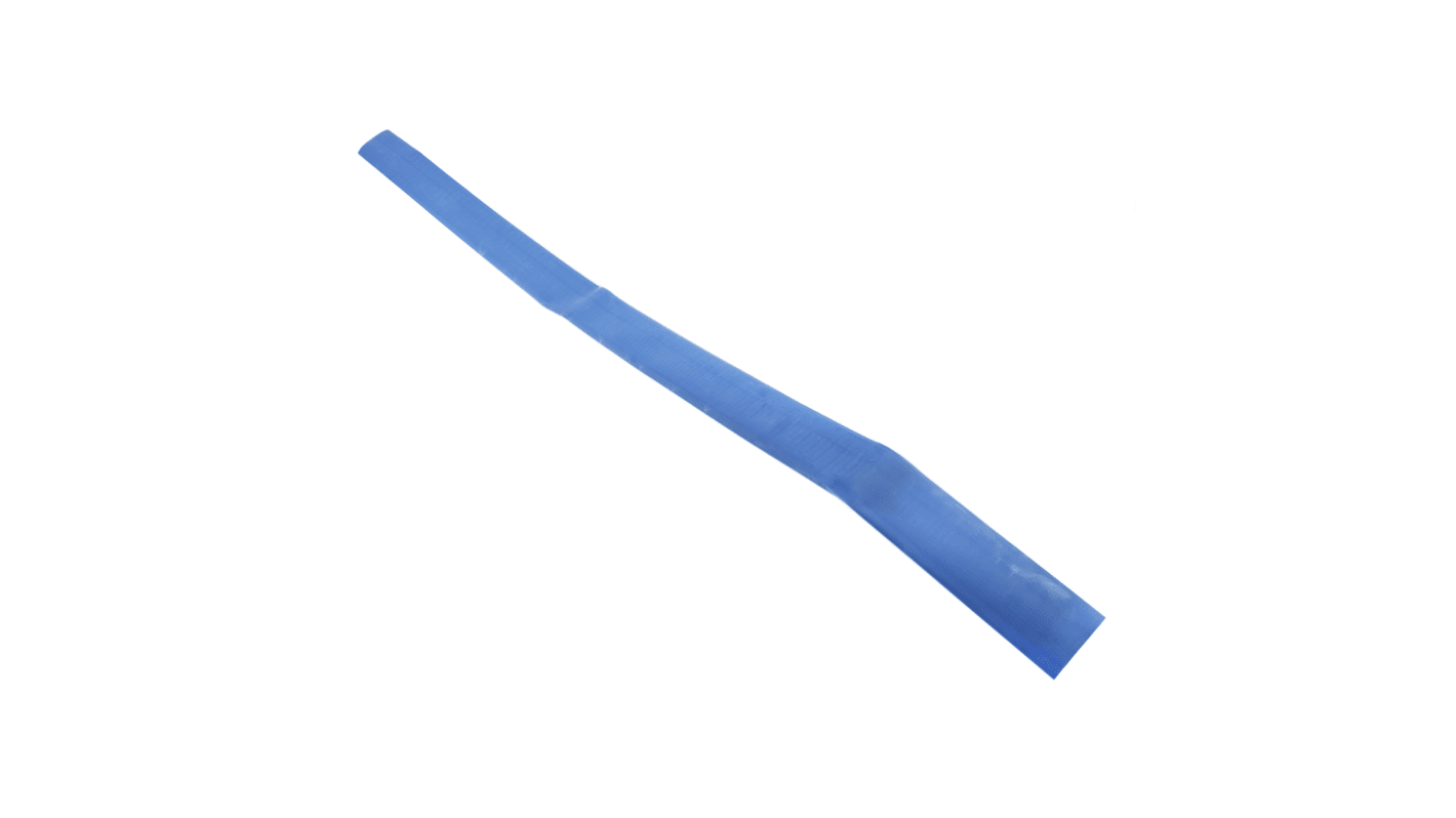 RS PRO Wärmeschrumpfschlauch, Polyolefin Blau, Ø 38.1mm Schrumpfrate 2:1, Länge 1.2m