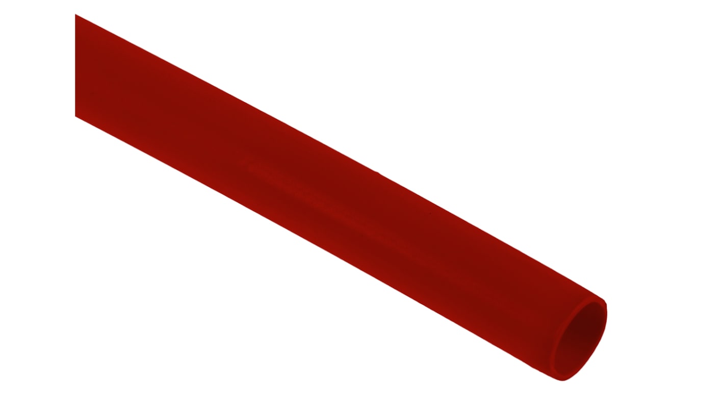 RS PRO 熱収縮チューブ, 収縮前 4.8mm, 収縮後 2.4mm, 赤