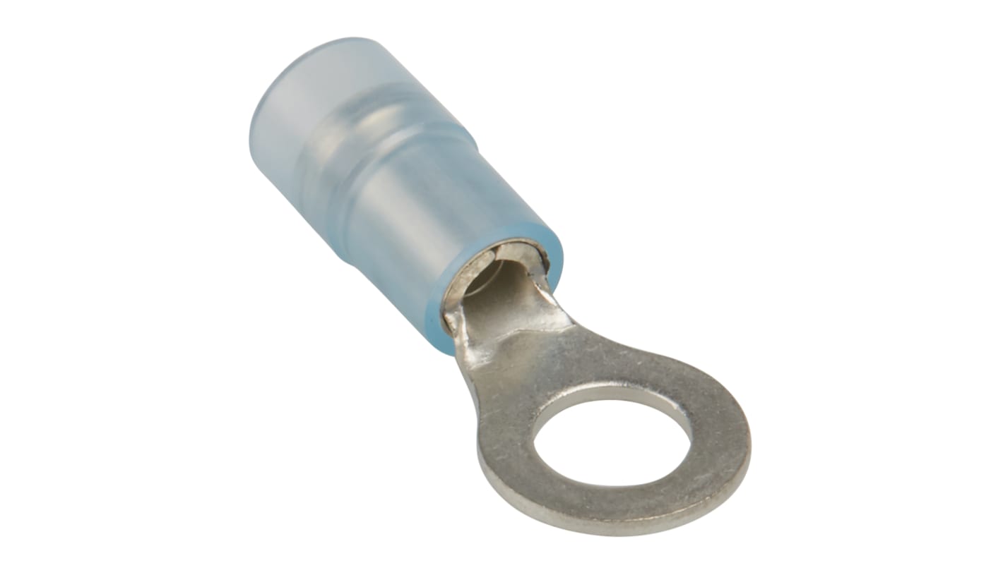 RS PRO Insulated Ring Terminal, M5 (10) Stud Size, 1.5mm² to 2.5mm²