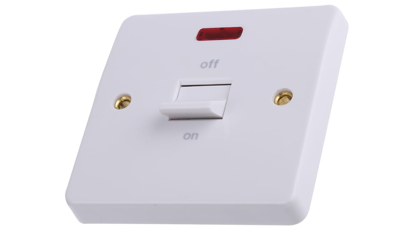 K5105 WHI MK Electric 32A, 1 Gang Fused Spur RS