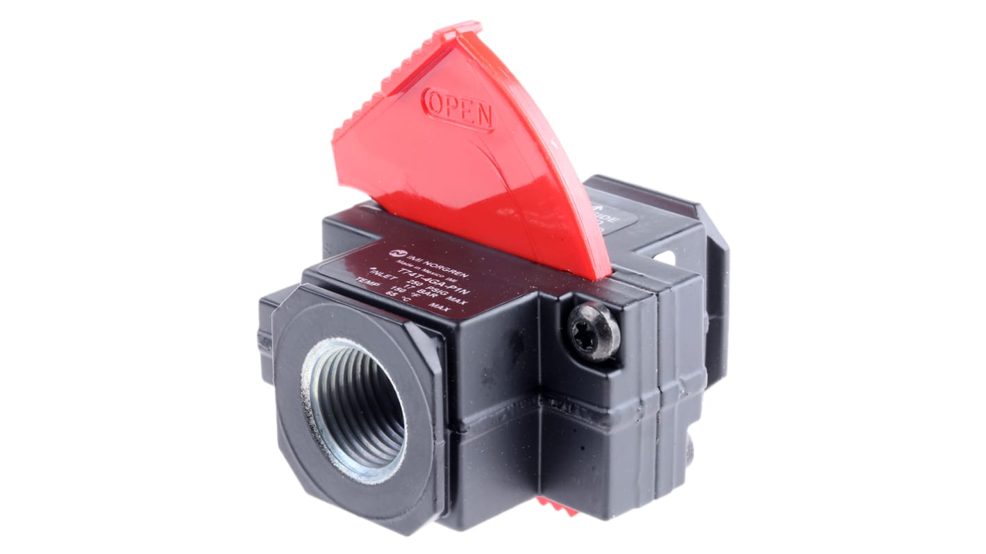 T74T4GAP1N R74G Series, Pneumatic Shuttle Valve OR Logic