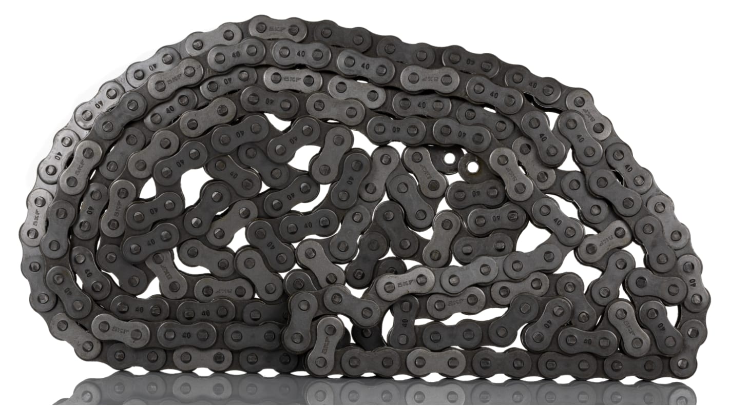 SKF 40-1 Simplex Roller Chain, 10ft, PHC, ANSI