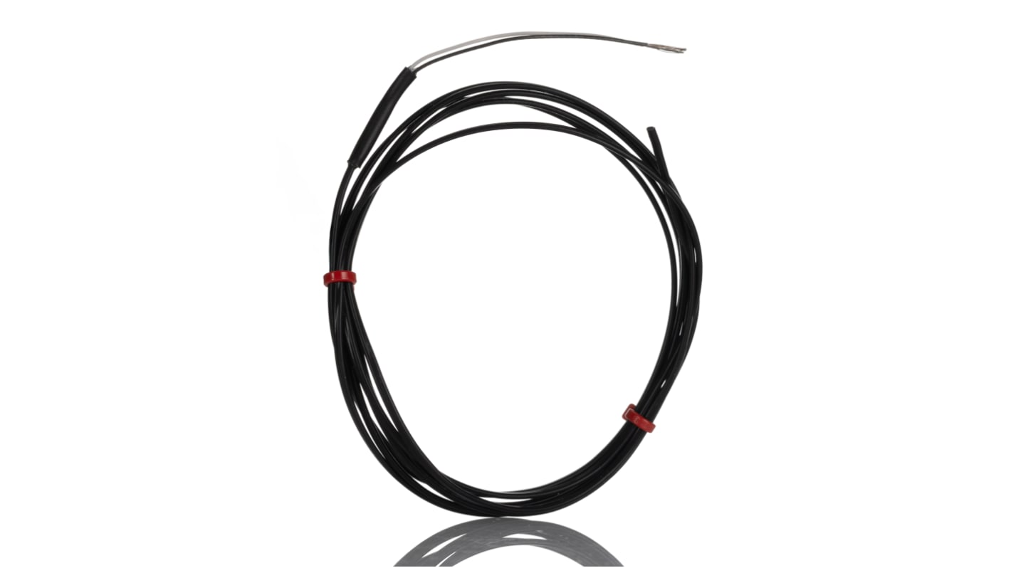 RS PRO Type J Hermetically Sealed Thermocouple 2m Length, 7/0.2mm Diameter, -75°C → +260°C