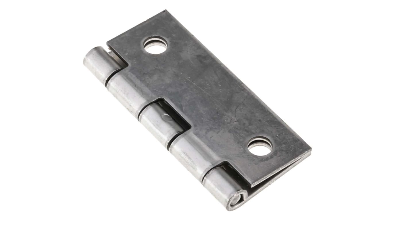 Pinet Stainless Steel Butt Hinge, Screw Fixing, 50mm x 40mm x 1.2mm