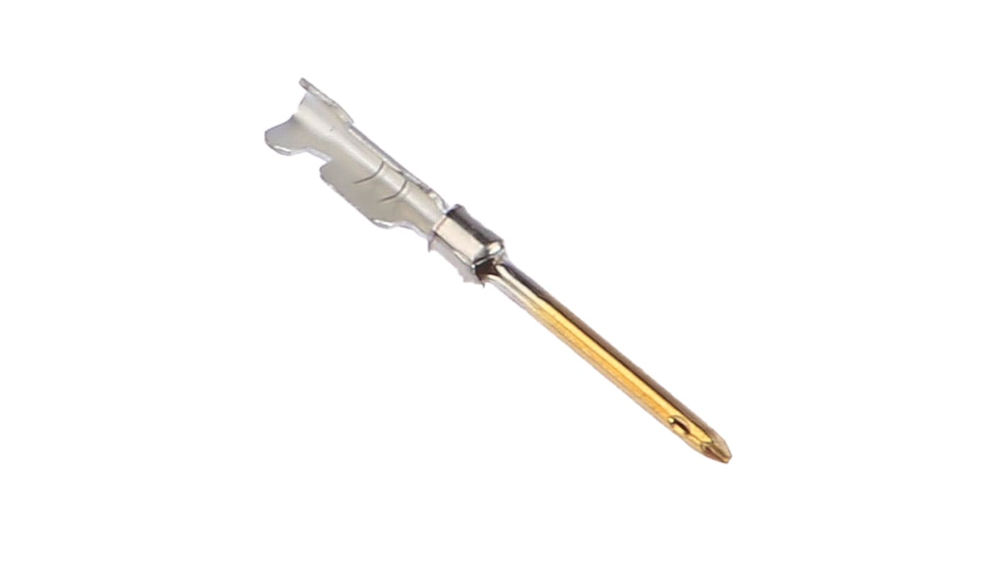 TE Connectivity, AMPLIMITE HDP-22 Series, size 22 Male Crimp D-sub Connector Contact, Gold over Nickel Signal, 28