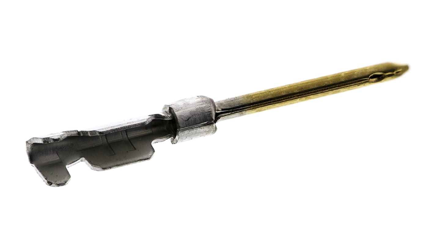TE Connectivity, AMPLIMITE HDP-22 Series, size 22 Male Crimp D-sub Connector Contact, Gold over Nickel Signal, 28