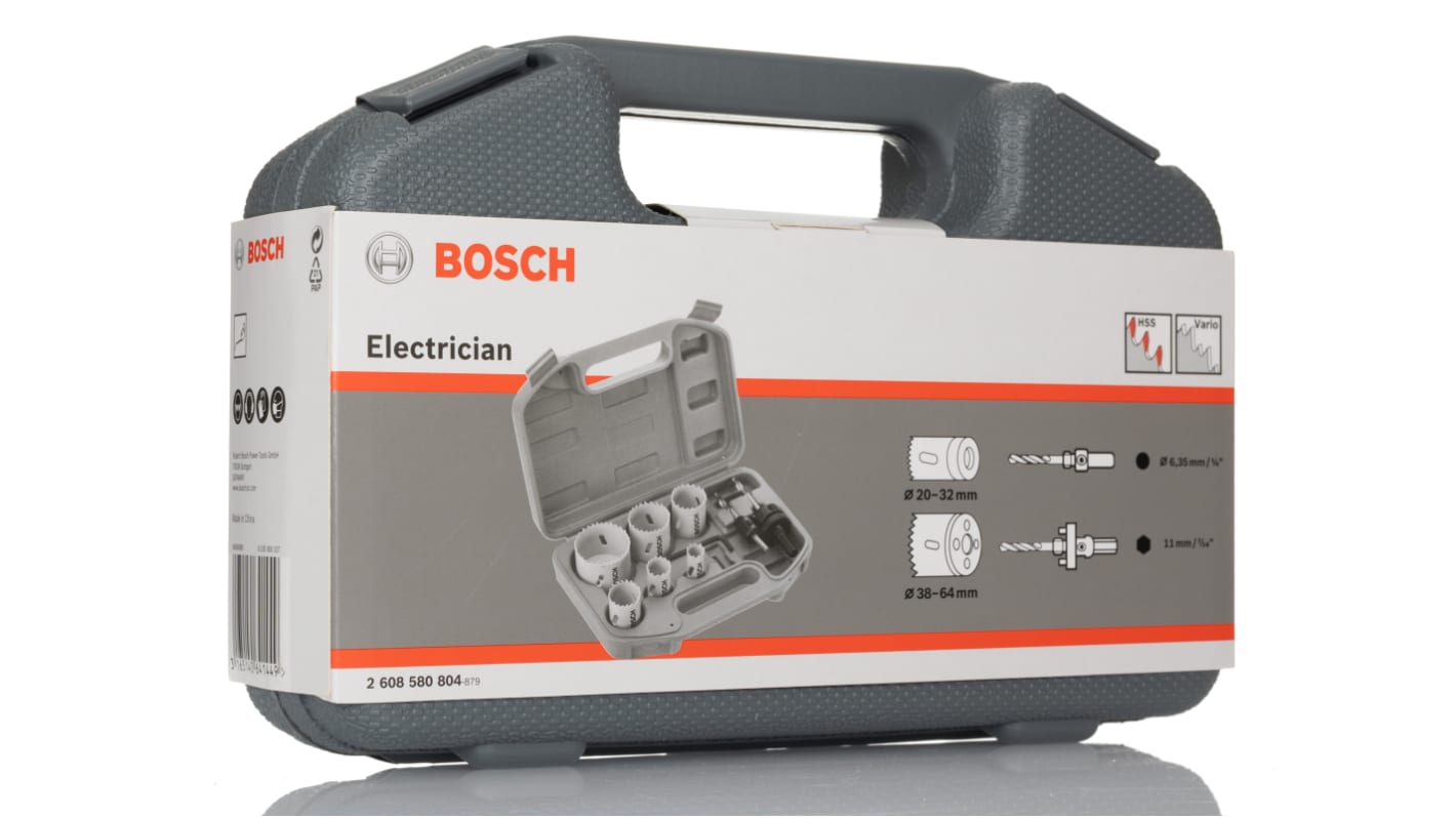 Jeu de scies cloches Bosch Bi-matière 20 → 64mm Bimétal, profondeur de coupe 40mm