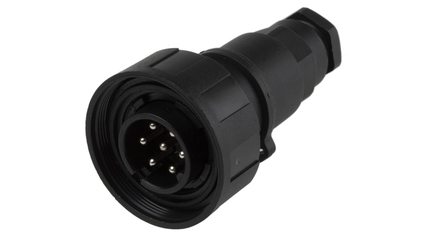 PX0745/P Bulgin Circular Connector, 7 Contacts, Cable Mount, Plug