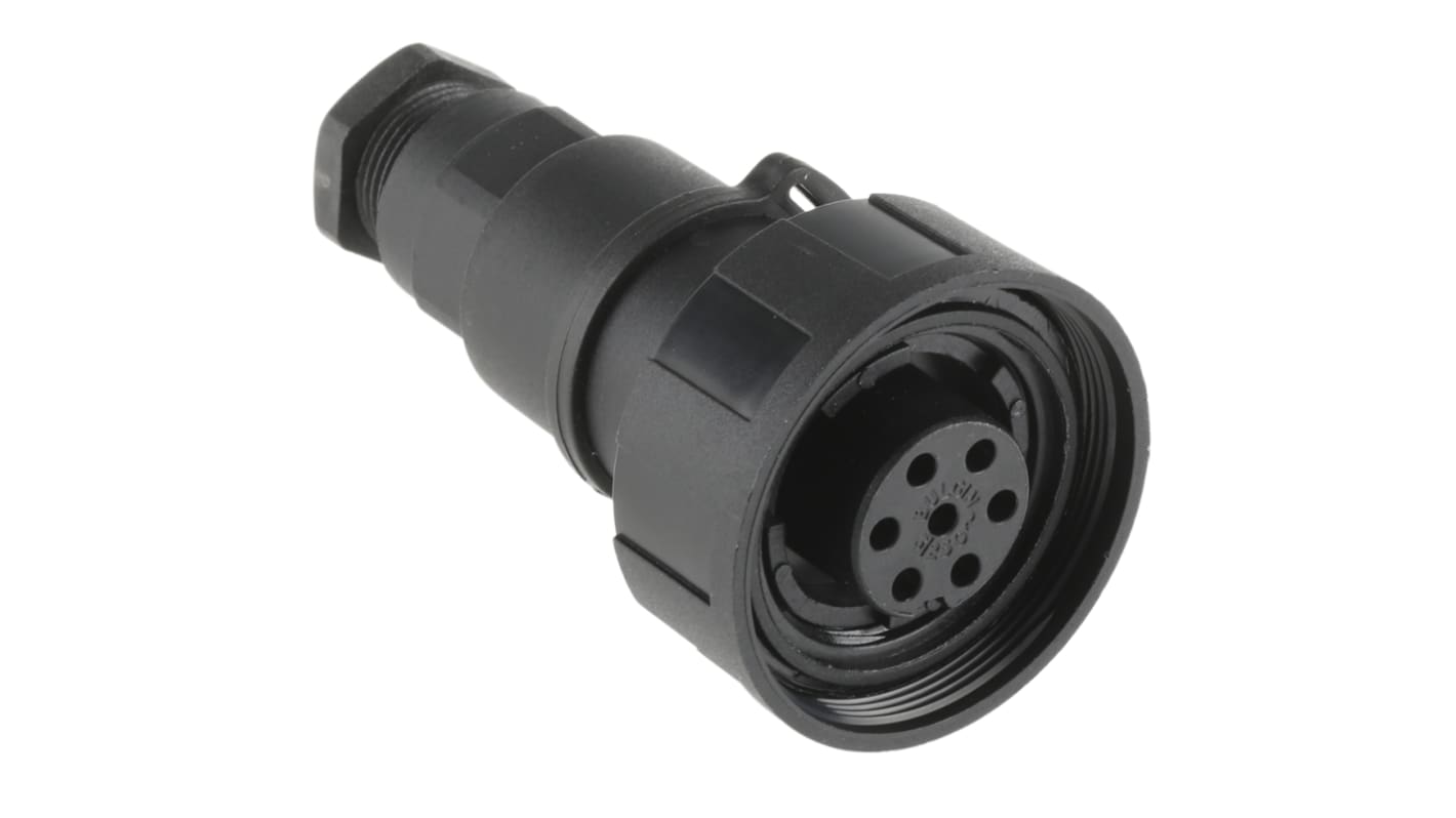 Bulgin Circular Connector, 7 Contacts, Cable Mount, Socket, Female, IP68, Standard Buccaneer Series