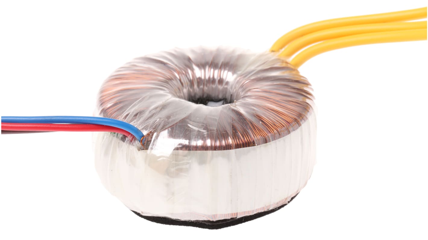 Transformador toroidal Nuvotem Talema, 60030, Tensión 2 x 7V ac, Potencia 7VA, 2 salidas