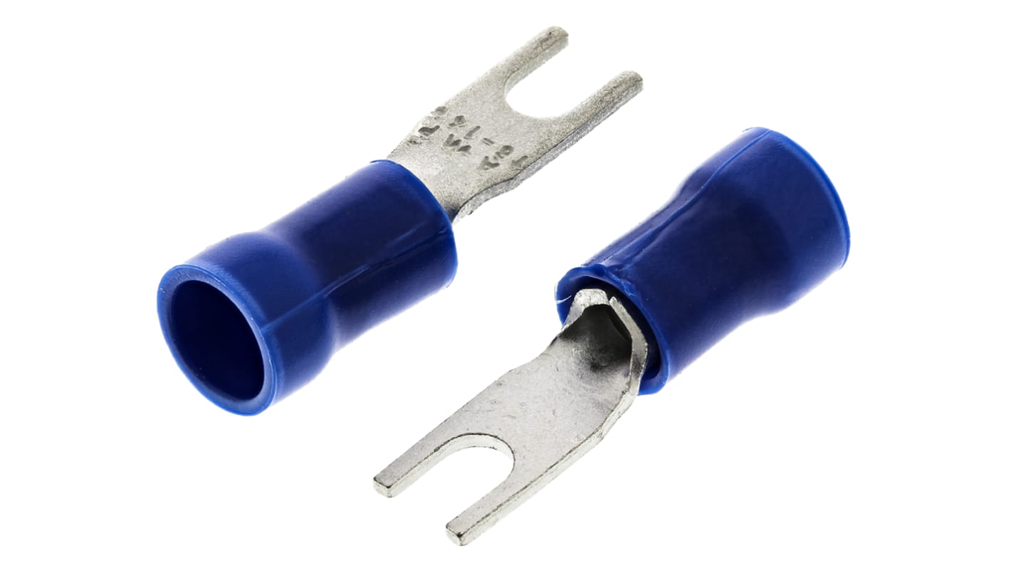 TE Connectivity Crimp Spade Connector, 1.25mm² to 2mm², 16AWG to 14AWG, 3.02mm Stud Size