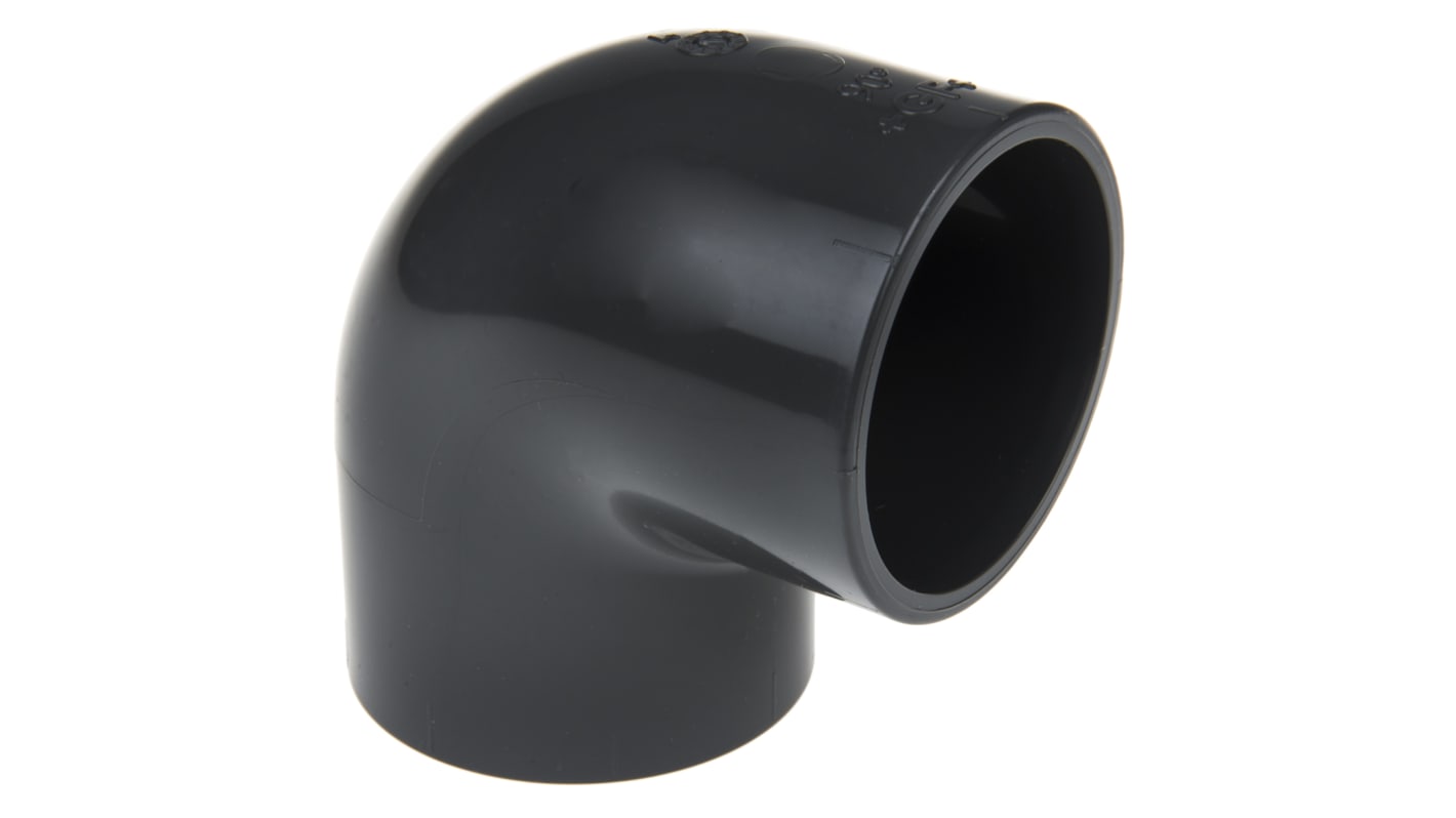721100110 Fischer 90° Elbow PVC Pipe Fitting, 50mm RS