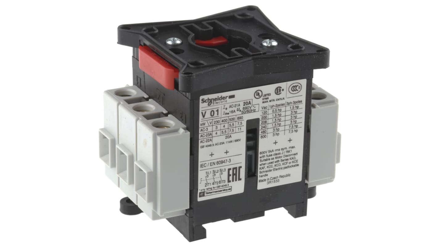 Sezionatore con interruttore Schneider Electric V01 TeSys TeSys VARIO