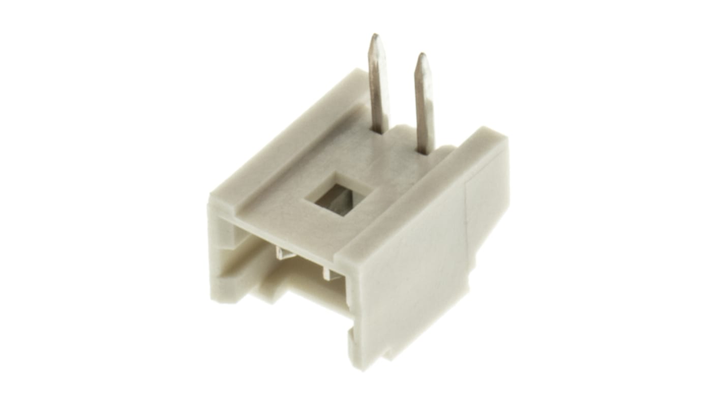 Molex PicoBlade Series Right Angle Through Hole PCB Header, 2 Contact(s), 1.25mm Pitch, 1 Row(s), Shrouded