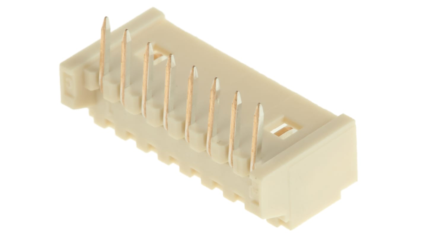 Molex PicoBlade Series Right Angle Through Hole PCB Header, 8 Contact(s), 1.25mm Pitch, 1 Row(s), Shrouded