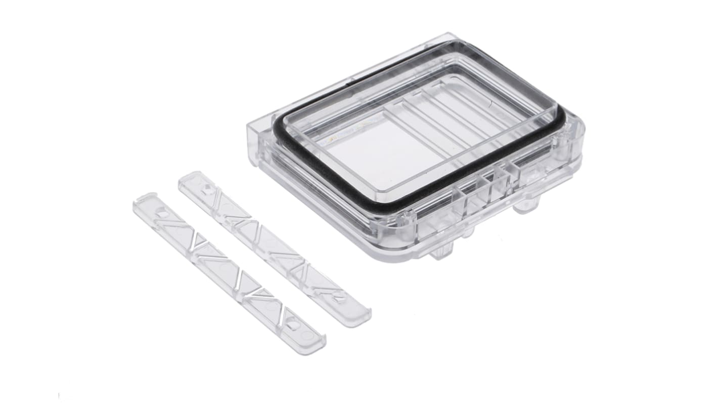 Fibox Transparent Polykarbonat Inspektionsrude, IP54, til brug med 4 Module Enclosure