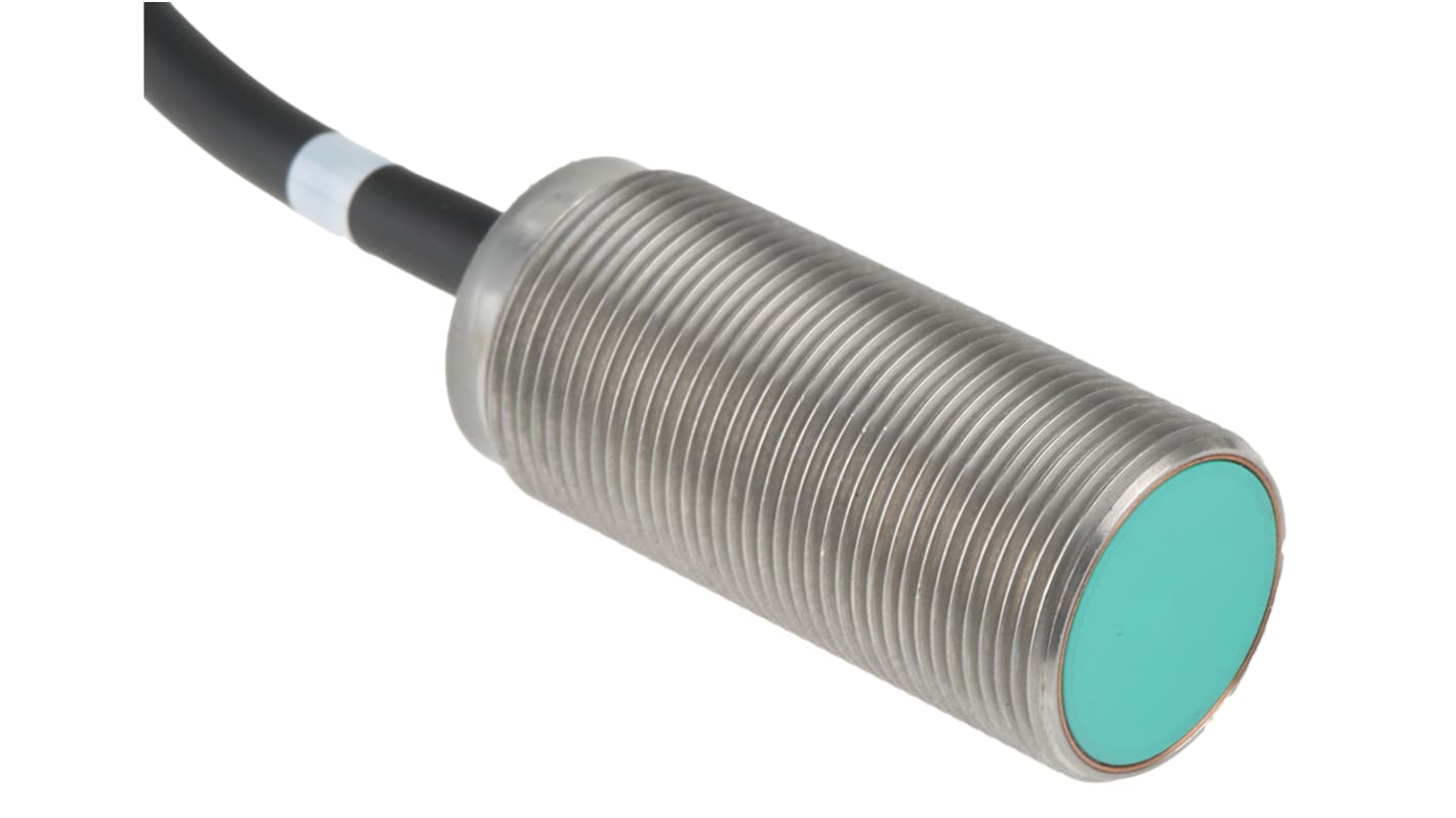 Pepperl + Fuchs Inductive Barrel-Style Proximity Sensor, M18 x 1, 5 mm Detection, 5 → 60 V dc, IP67