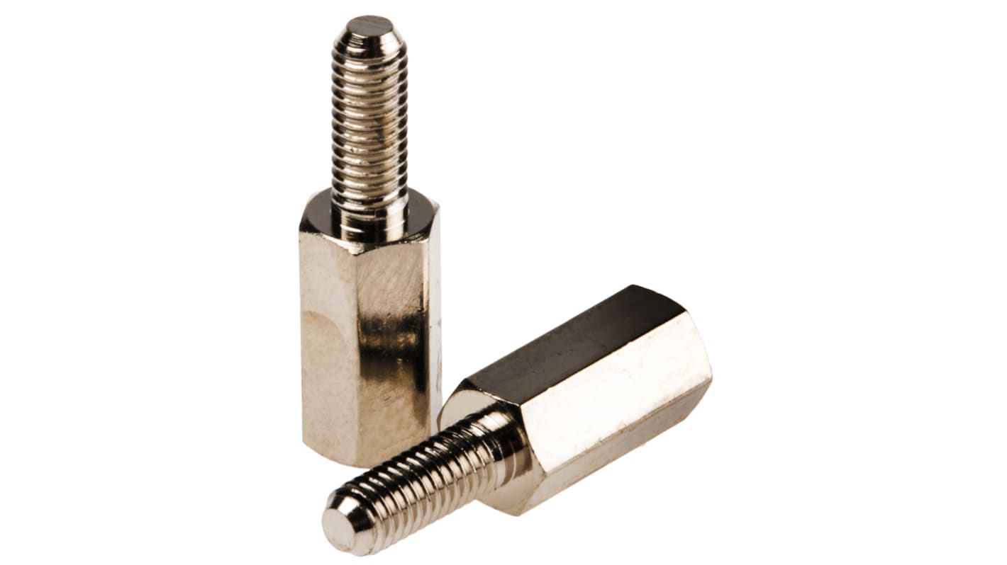 100 Pezzi Distanziatori Esagonali In Ottone M3 Femmina-maschio, 6mm + 3mm, Ideali Per Fissaggi Elettronici E Modellismo. Il Kit Che Cercavi!