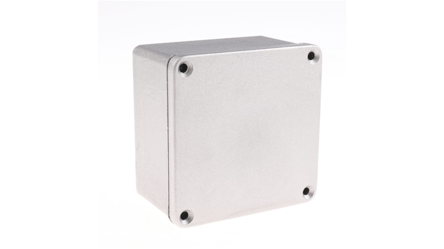 Caja RS PRO de Aluminio Presofundido Gris, 102 x 102 x 61mm, IP65